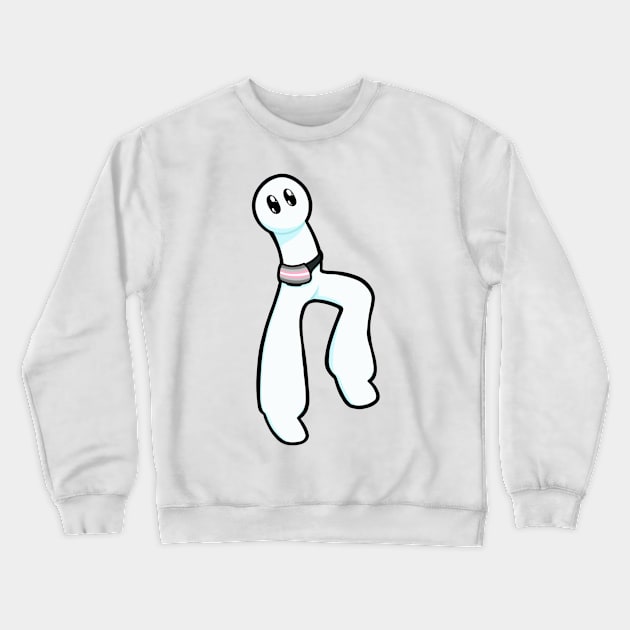 Fresno Nightcrawler - Demigirl Crewneck Sweatshirt by WhiteRabbitWeirdo